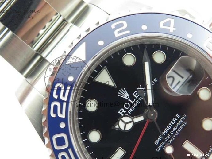 0407 Stylish GMT-Master II 126710 BLRO 904L BP Maker 1:1 Best Edition Black Dial On 904L Oyster Bracelet A3285 (Correct Hand Stack) 2521